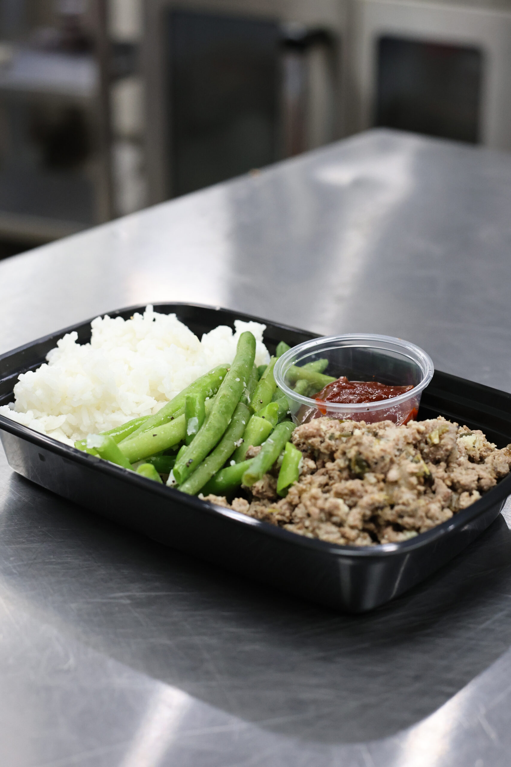 Korean Grass-Fed Beef Bowl with Jasmine Rice & Green Beans